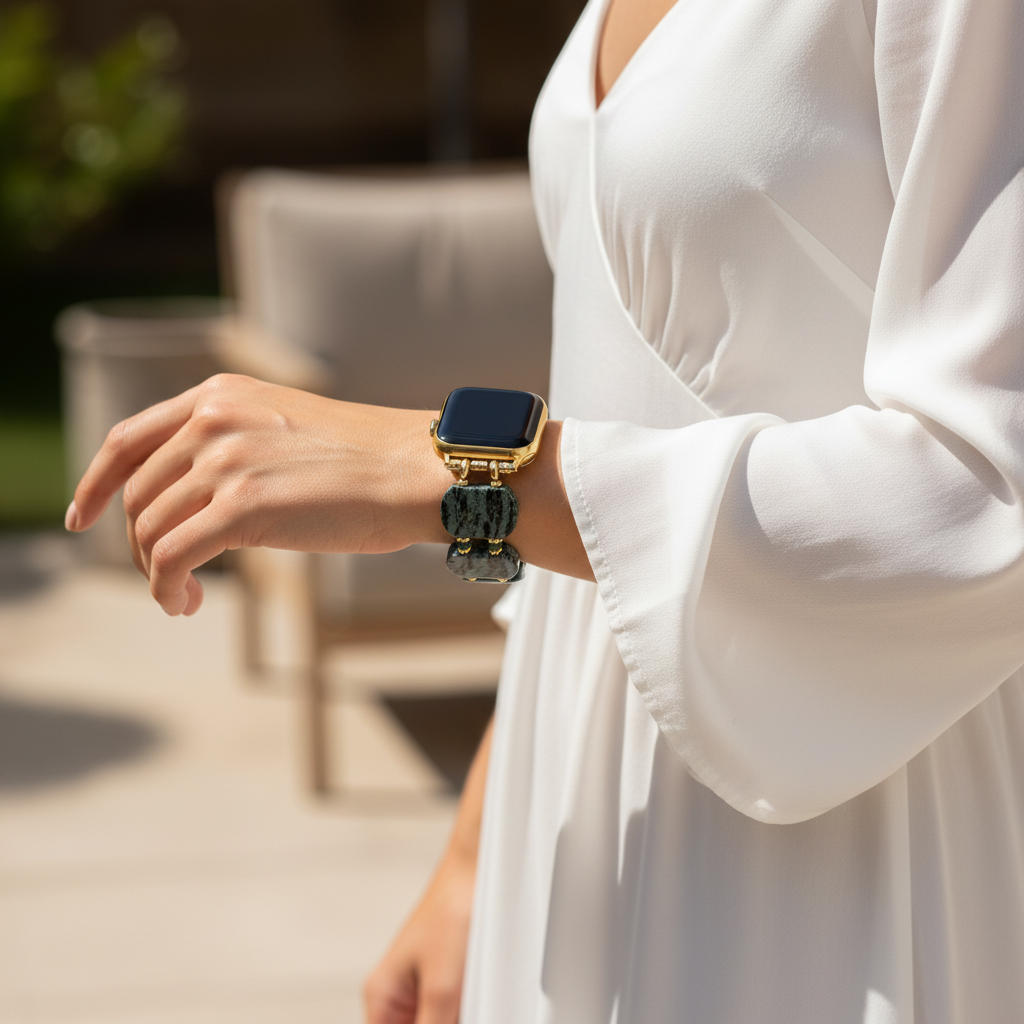 Smaragdmoos Taxoit Apple Watch Armband