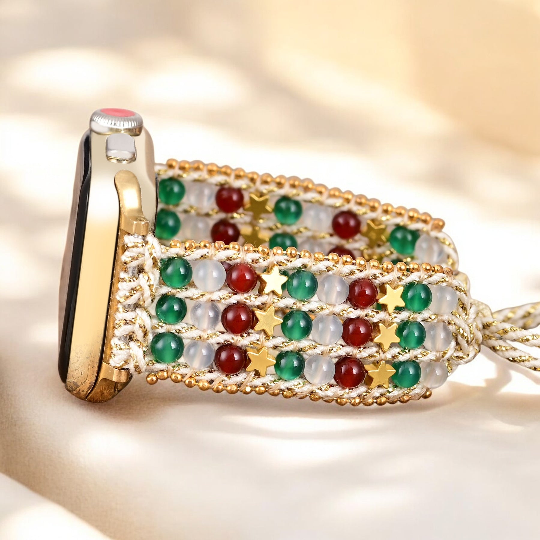 Weihnachts-Sternenstaub Apple Watch Armband