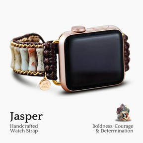 Raffiniertes Imperial-Jaspis-Apple-Watch-Armband