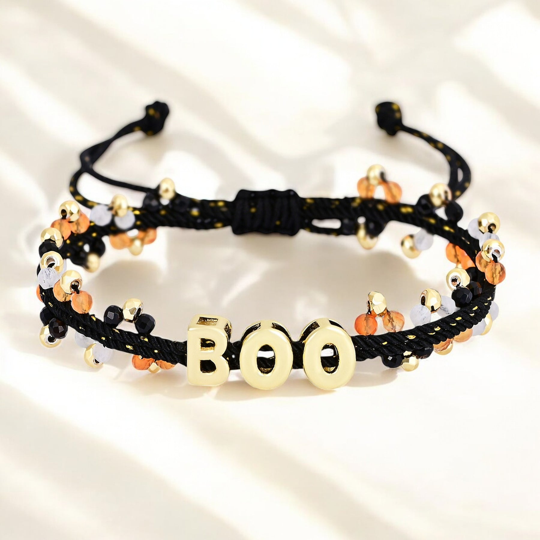 Gruseliges Boo Halloween Armband