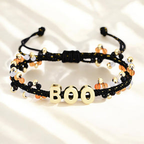 Gruseliges Boo Halloween Armband