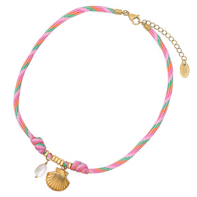 Halskette mit Meeresmuschel-Anhänger