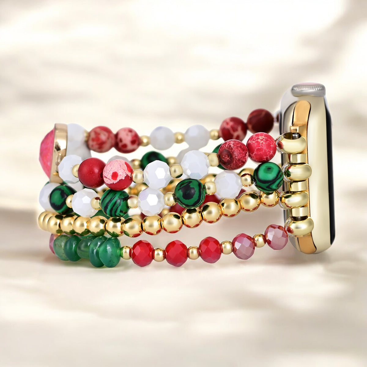 Stretch-Armband „Holiday Gem“ für Apple Watch