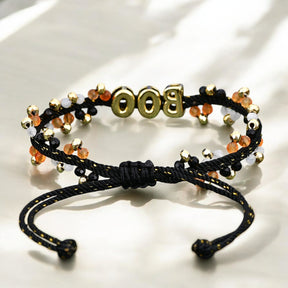 Gruseliges Boo Halloween Armband