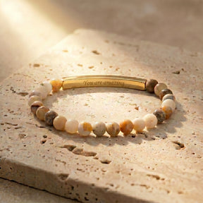 Geheimnachrichten-Stein Bracelets