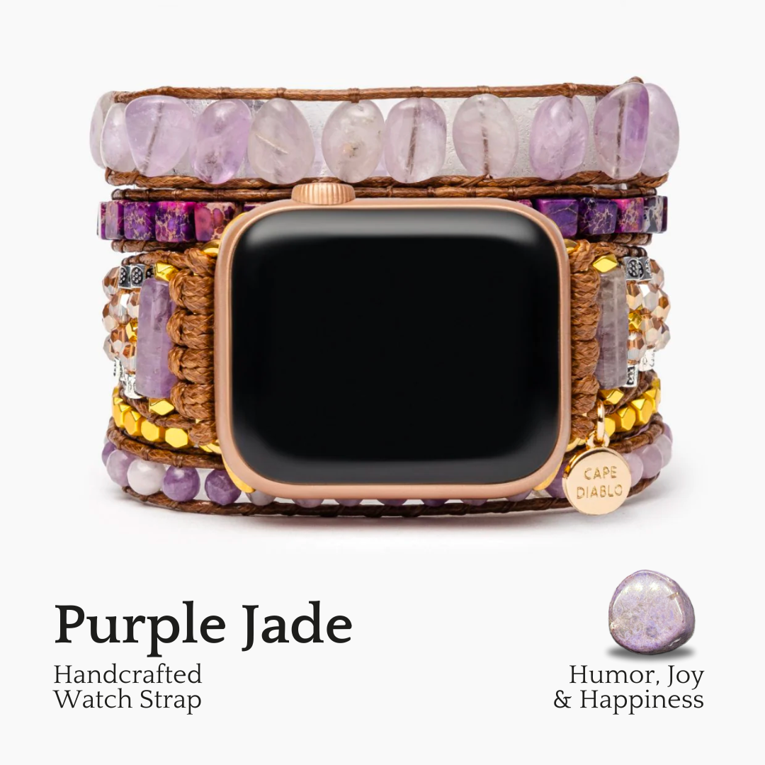 Lila Jade Magisches Apple Watch Armband