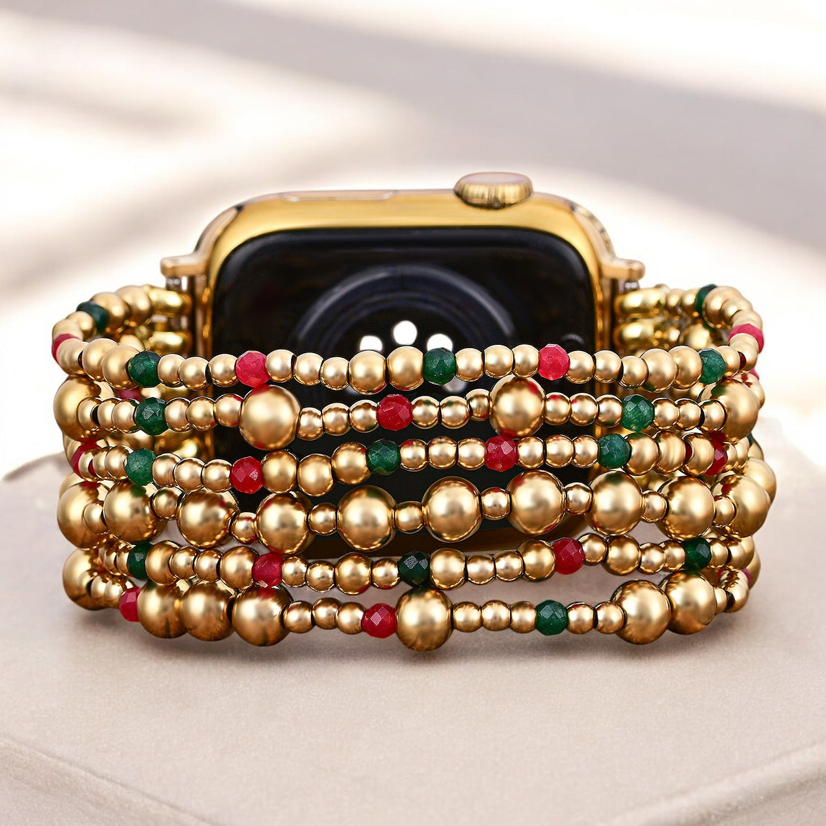 Weihnachtsgoldzauber Apple Watch Armband