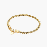 Seilarmband (Gold) 5mm