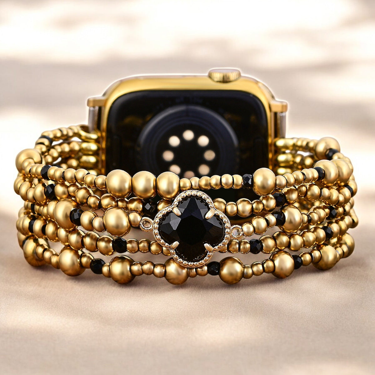 Majestätisches Mitternachts-Stretch-Apple Watch-Armband