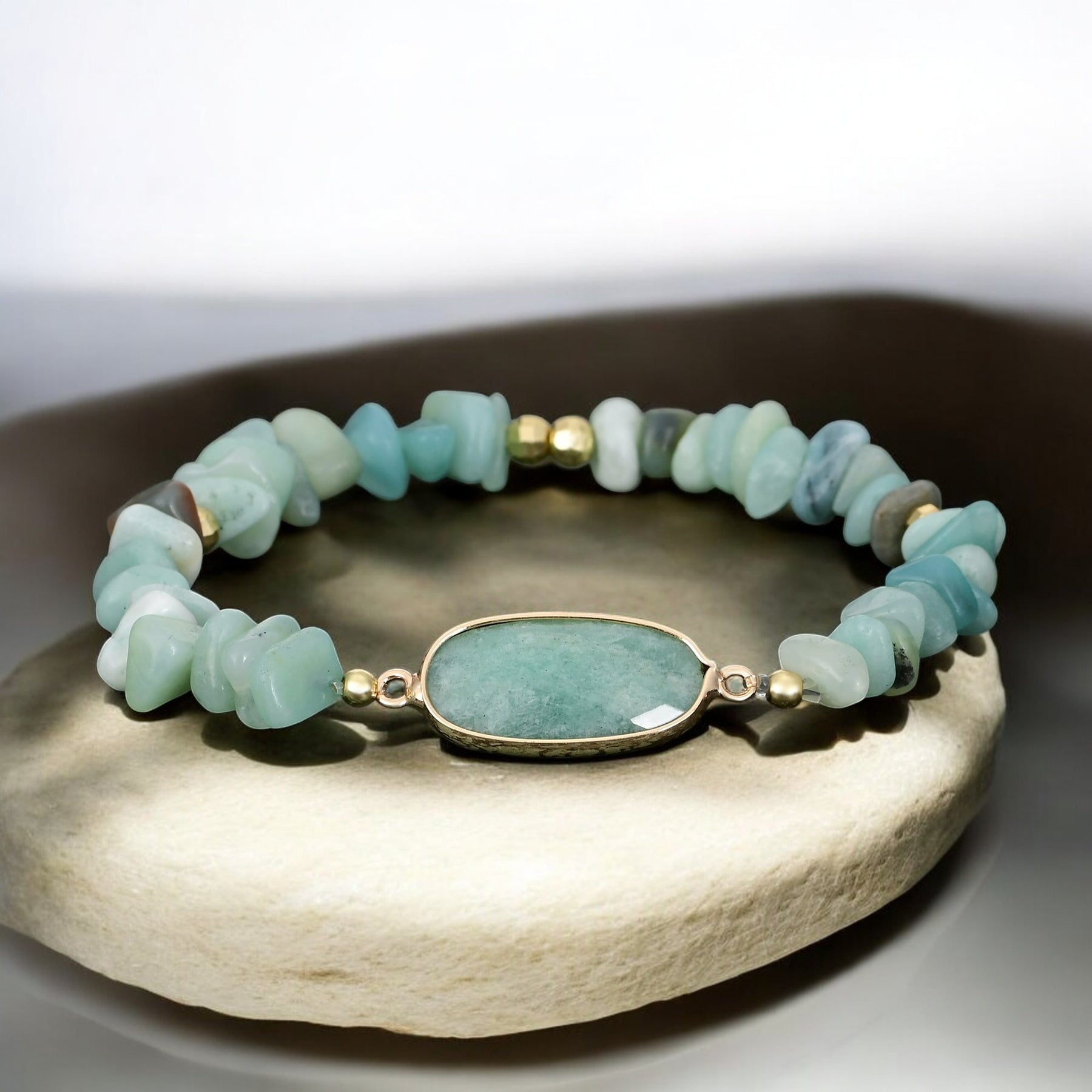 Seabreeze Amazonit-Armband