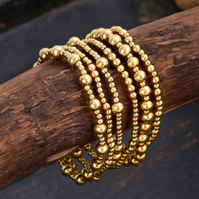 Goldenes Demure-Armbandset