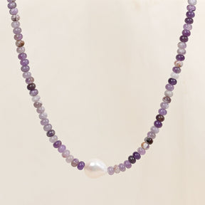 Amethyst Anmut Perlenkette