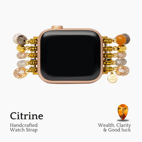 Stretch-Armband Apple Watch in Dunkelchampagner