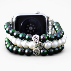 Galaxy Pearl Stretch-Apple-Watch-Armband