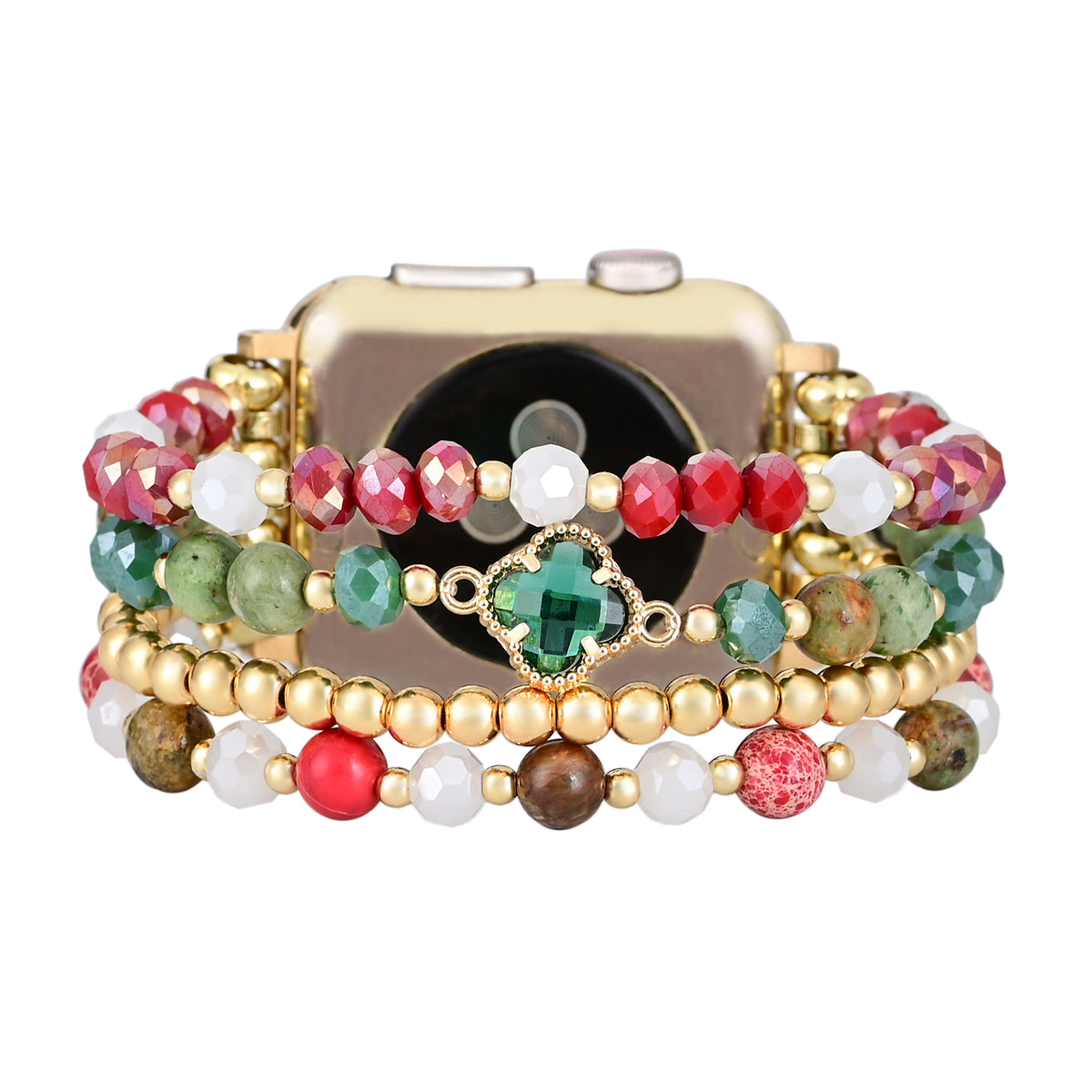 Fröhliches Filigran-Stretch-Apple Watch-Armband