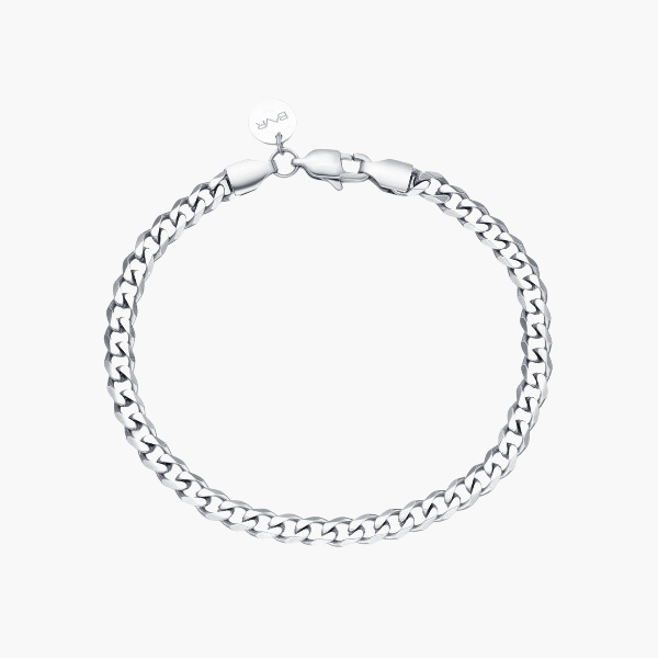 Kubanisches Armband (Silber) 5mm