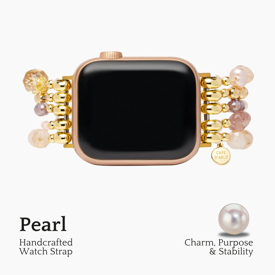 Pearly Rosette Stretch Apple Watch Armband