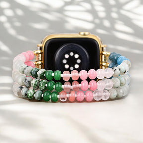Pastell Traum Stein Stretch Apple Watch Armband