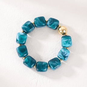 Klobiges Armband „Smaragd-Lagune“