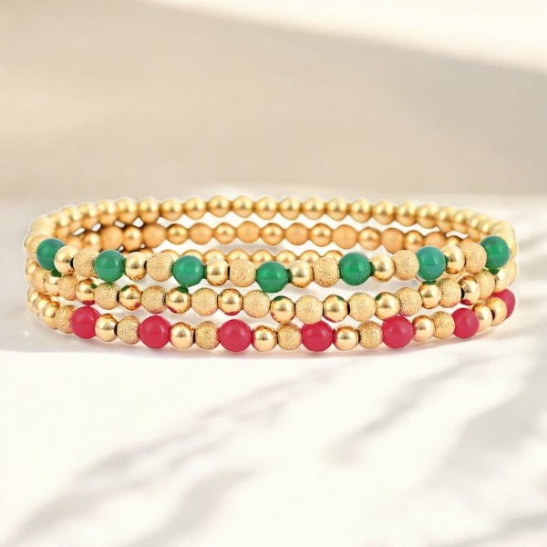 Festliches Weihnachts-Elegance-Armbandset