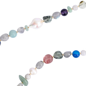 Ätherische Leuchtstein Halskette