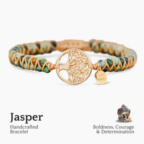 Baum des Lebens Afrikanischer Jaspis-Armband