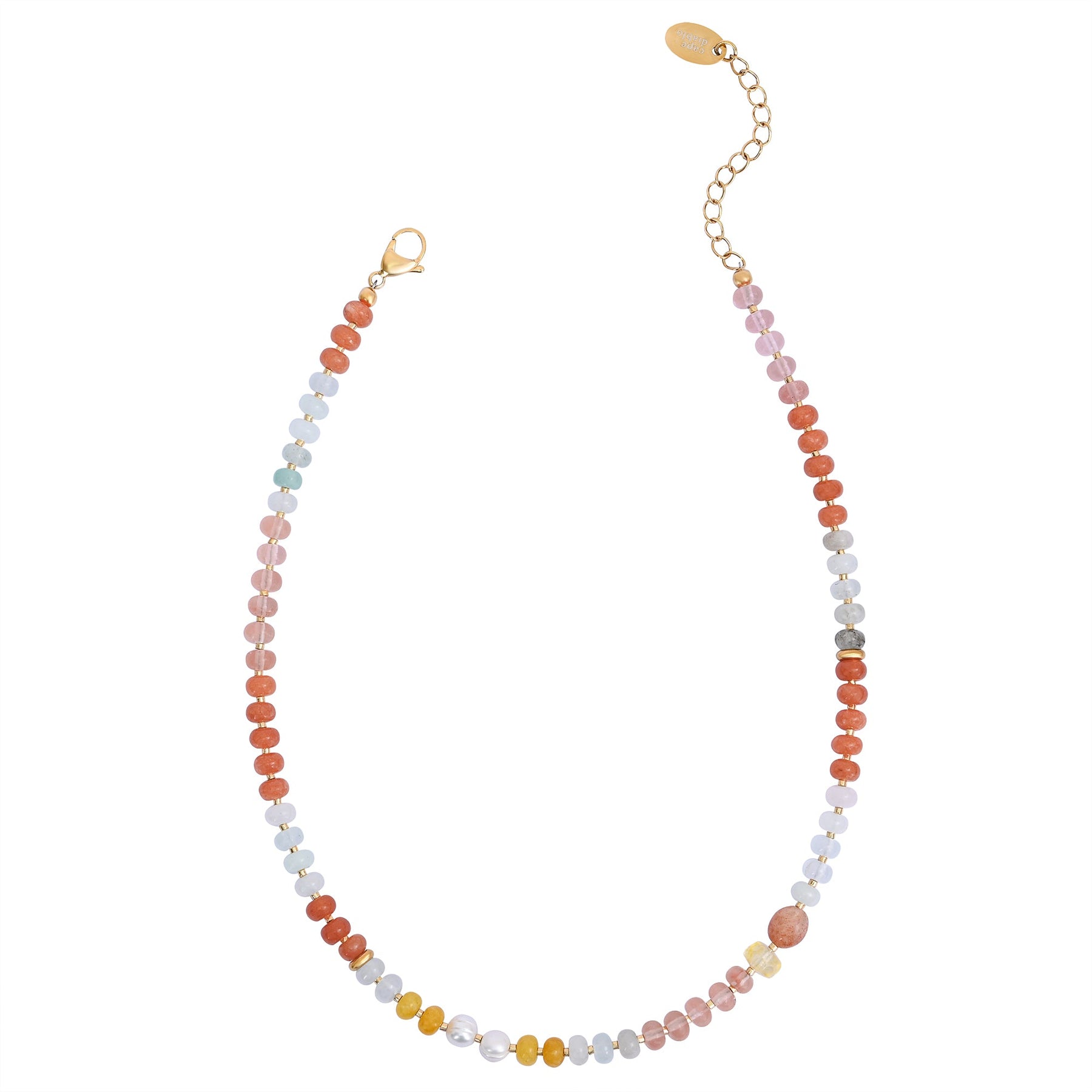 Halskette Golden Ember