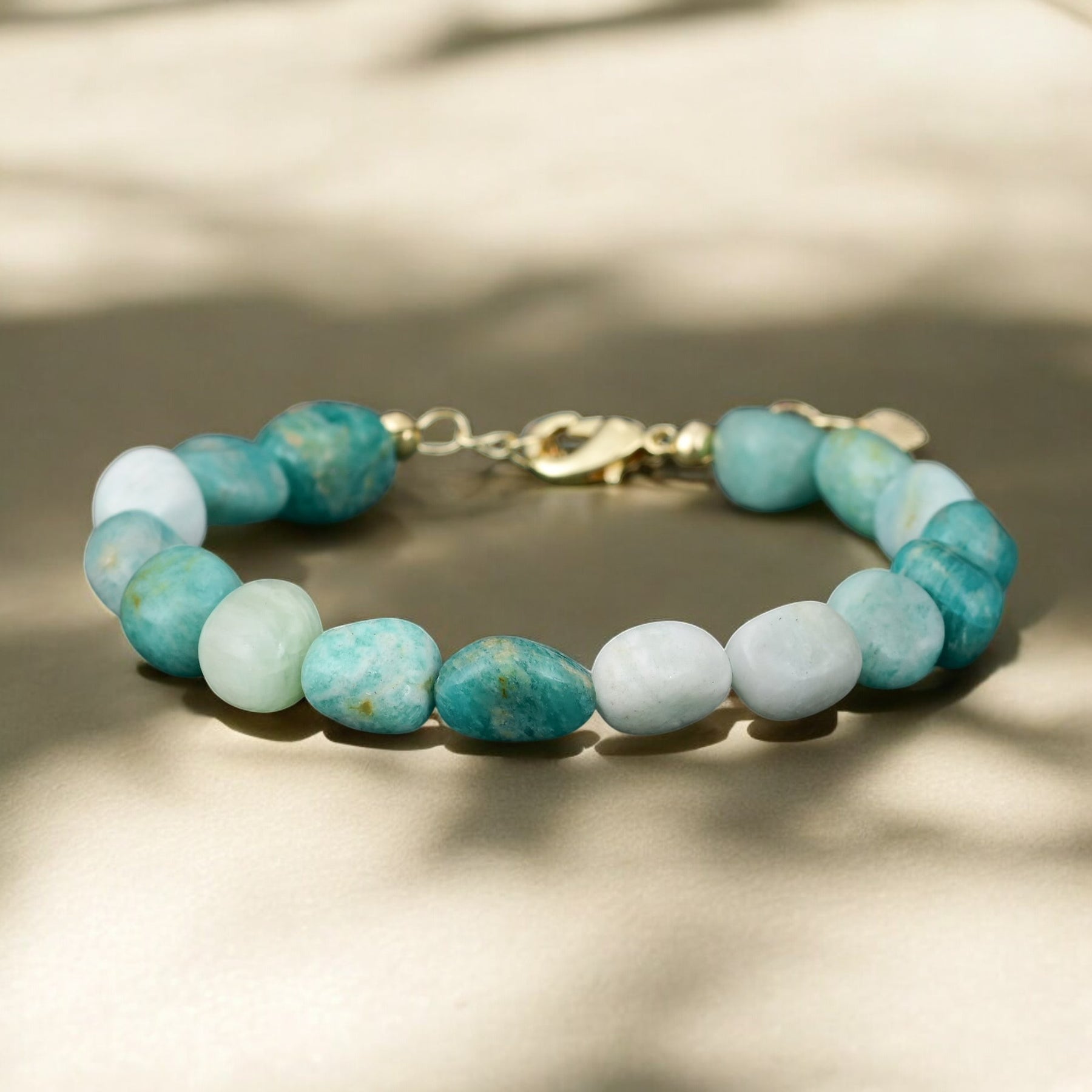 Maritimes Amazonit-Armband