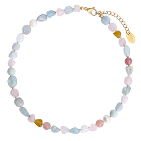 Aqua Rose Gelassenheits-Halskette