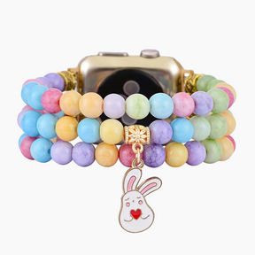 Stretch-Armband Apple Watch „Pastell Paradise“