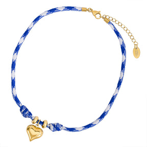 Ozean Herz Halskette