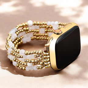 Golden Halo Mondstein Stretch Apple Watch Armband