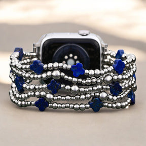 Lapis Divine Cross Stretch Apple Watch Armband