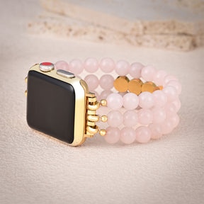 Rosenquarz Love Inspiration Apple Watch Armband