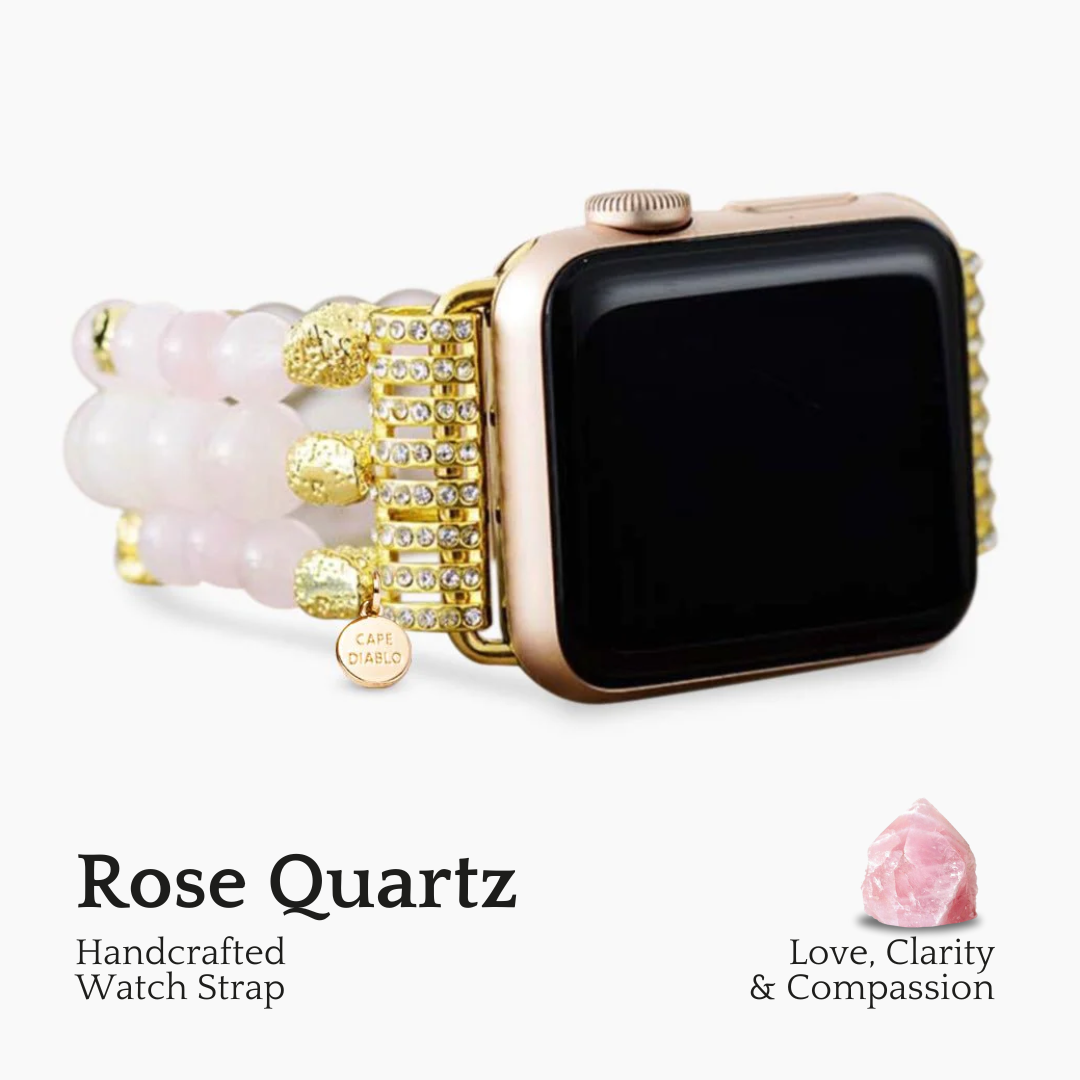 Stretch- Apple Watch in Rosenquarz