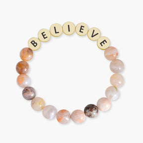 Agate Glaube Inspiration Armband
