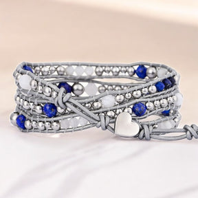 Himmlisches Lapis-Schutzwickelarmband