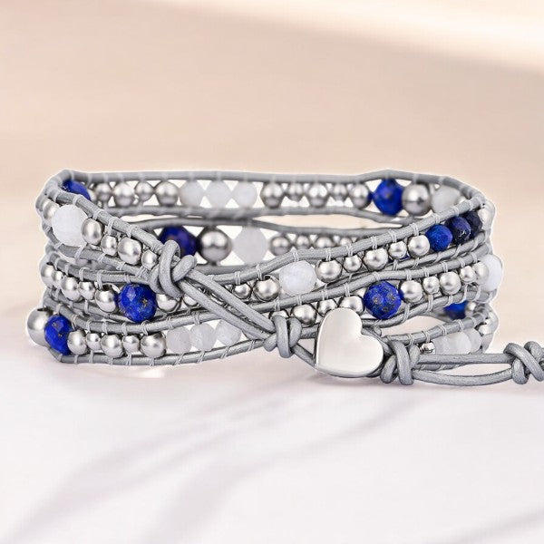 Himmlisches Lapis-Schutzwickelarmband