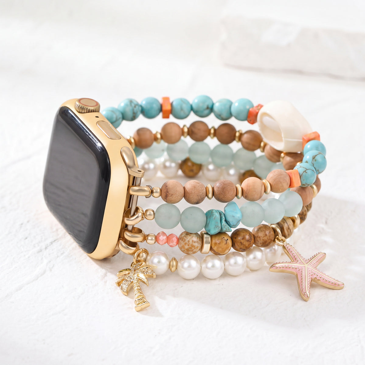Tropical Sands Stretch Apple Watch Armband