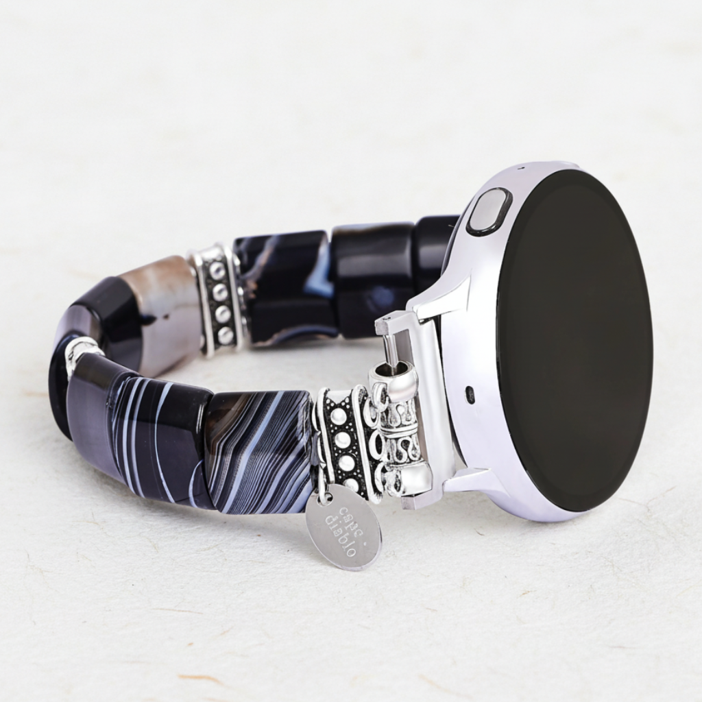 Bohemian Noir Stretch Apple Watch Armband