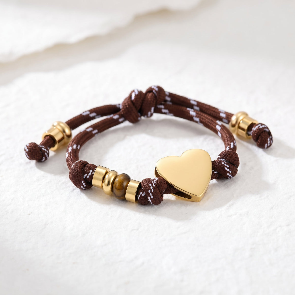 Seilarmband mit Liebesknoten