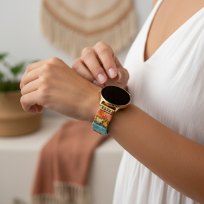 Chic Chakra Stretch Armband für Samsung Galaxy Watch