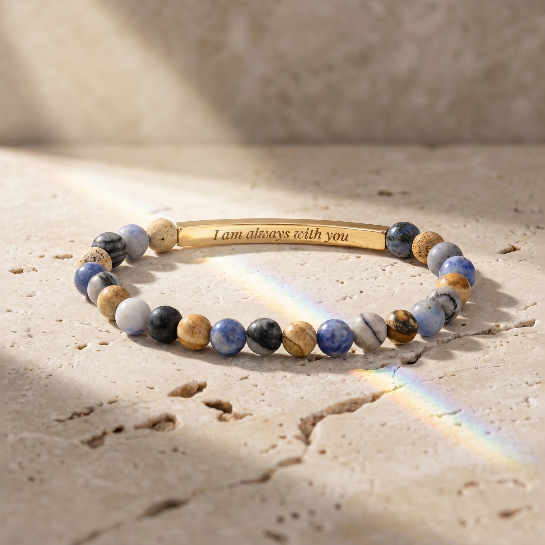 Geheimnachrichten-Stein Bracelets