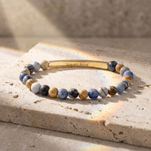Geheimnachrichten-Stein Bracelets