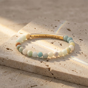 Geheimnachrichten-Stein Bracelets