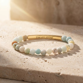 Geheimnachrichten-Stein Bracelets