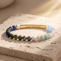 Geheimnachrichten-Stein Bracelets