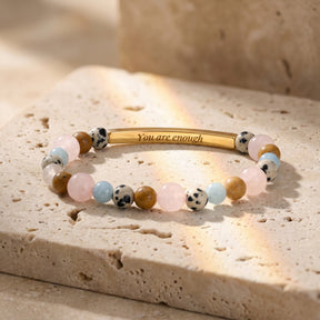 Geheimnachrichten-Stein Bracelets