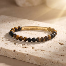 Geheimnachrichten-Stein Bracelets