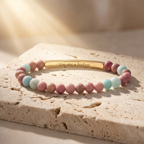Geheimnachrichten-Stein Bracelets